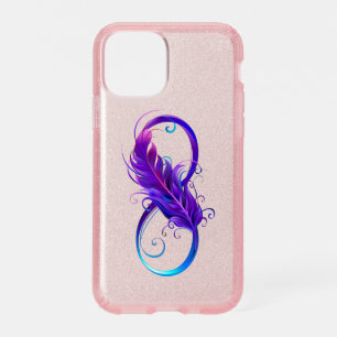 Infinity with Purple Feather Speck iPhone 11 Pro Case