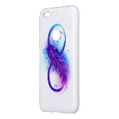 Infinity with Purple Feather Uncommon Google Pixel Case (Back/Left)