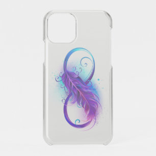 Infinity with Purple Feather iPhone 11 Pro Case