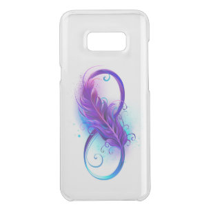 Infinity with Purple Feather Uncommon Samsung Galaxy S8+ Case