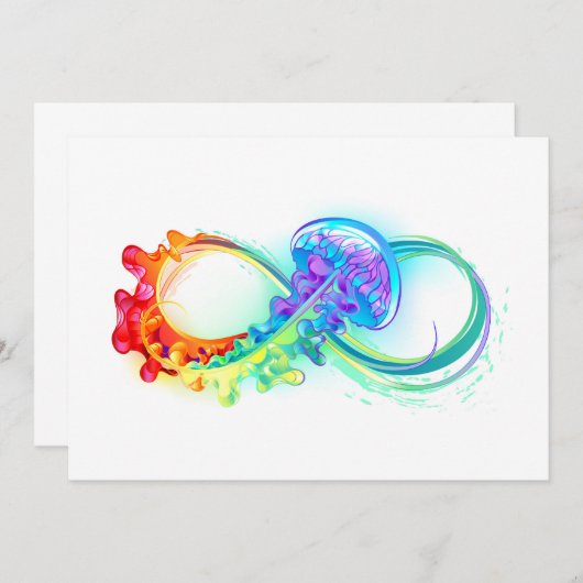 Infinity with Rainbow Jellyfish (Front/Back)