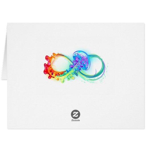 Infinity with Rainbow Jellyfish (Back Horizontal)
