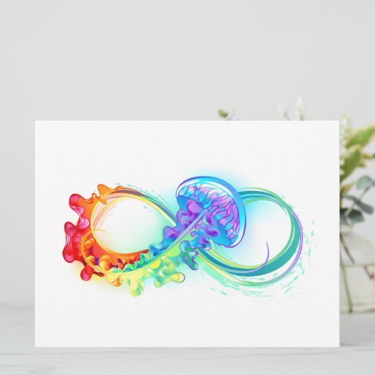 Infinity with Rainbow Jellyfish (Standing Front)