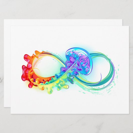 Infinity with Rainbow Jellyfish (Front/Back)