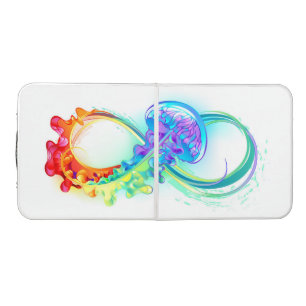 Infinity with Rainbow Jellyfish Beer Pong Table