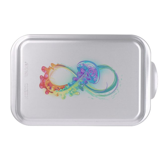 Infinity with Rainbow Jellyfish Cake Pan (Front)