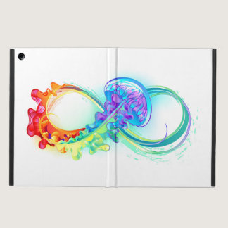 Infinity with Rainbow Jellyfish Case For iPad Air
