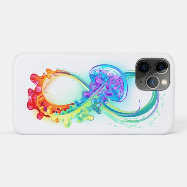Infinity with Rainbow Jellyfish Case-Mate iPhone Case (Back (Horizontal))