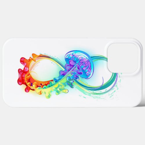 Infinity with Rainbow Jellyfish iPhone 13 Pro Max Case