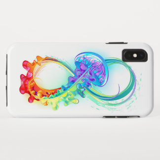 Infinity with Rainbow Jellyfish iPhone XS Max Case