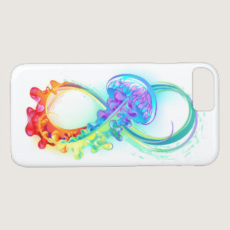 Infinity with Rainbow Jellyfish iPhone 8/7 Case