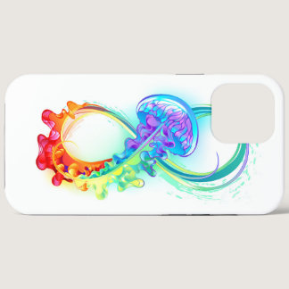 Infinity with Rainbow Jellyfish iPhone 12 Pro Max Case
