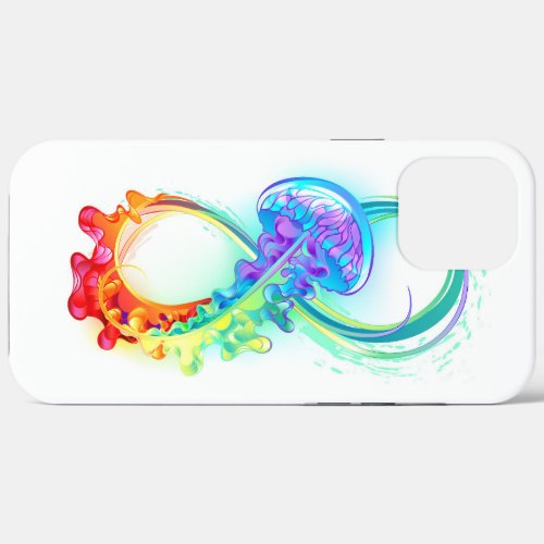 Infinity with Rainbow Jellyfish iPhone 12 Pro Max Case