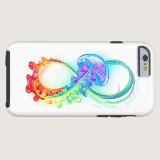 Infinity with Rainbow Jellyfish Tough iPhone 6 Case