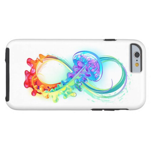 Infinity with Rainbow Jellyfish Tough iPhone 6 Case