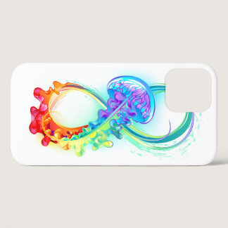 Infinity with Rainbow Jellyfish iPhone 12 Pro Case