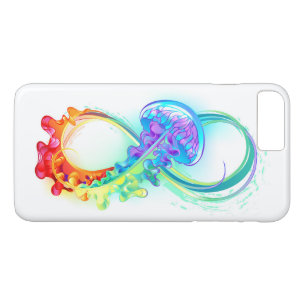 Infinity with Rainbow Jellyfish iPhone 8 Plus/7 Plus Case