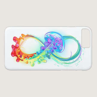 Infinity with Rainbow Jellyfish iPhone 8 Plus/7 Plus Case