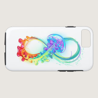 Infinity with Rainbow Jellyfish iPhone 8/7 Case