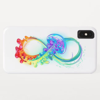 Infinity with Rainbow Jellyfish iPhone XS Max Case