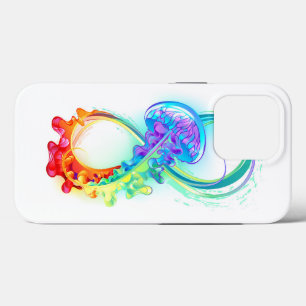 Infinity with Rainbow Jellyfish iPhone 13 Pro Case