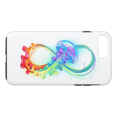 Infinity with Rainbow Jellyfish iPhone 8 Plus7 Plus Case