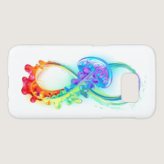 Infinity with Rainbow Jellyfish Samsung Galaxy S7 Case