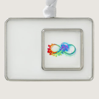 Infinity with Rainbow Jellyfish Christmas Ornament
