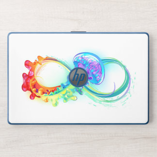 Infinity with Rainbow Jellyfish HP Laptop Skin