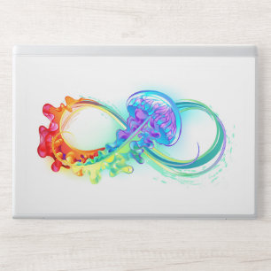 Infinity with Rainbow Jellyfish HP Laptop Skin