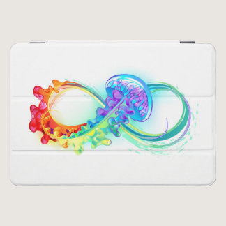 Infinity with Rainbow Jellyfish iPad Pro Cover