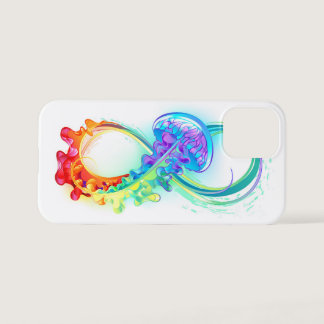 Infinity with Rainbow Jellyfish iPhone 12 Mini Case