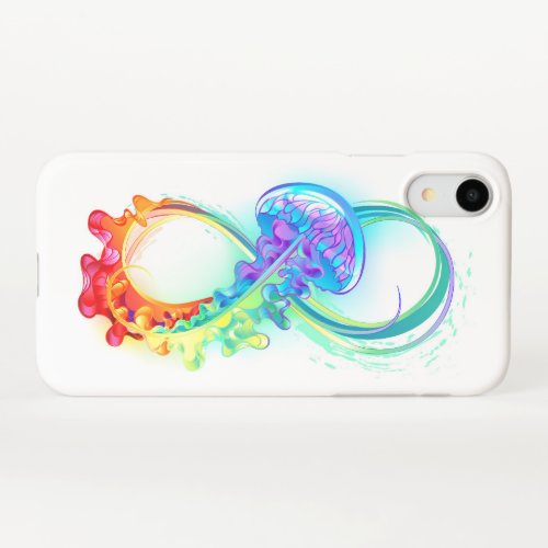 Infinity with Rainbow Jellyfish iPhone XR Case