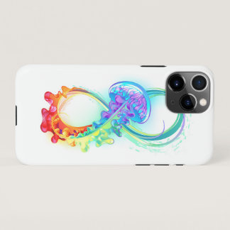 Infinity with Rainbow Jellyfish iPhone 11Pro Case