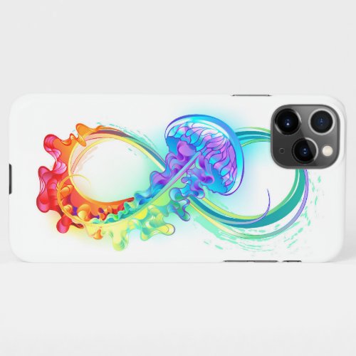 Infinity with Rainbow Jellyfish iPhone 11Pro Max Case