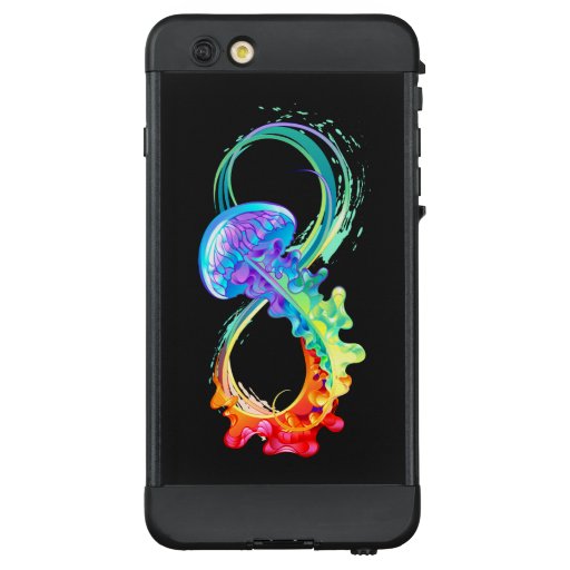 Infinity with Rainbow Jellyfish LifeProof NÜÜD iPhone 6 Plus Case