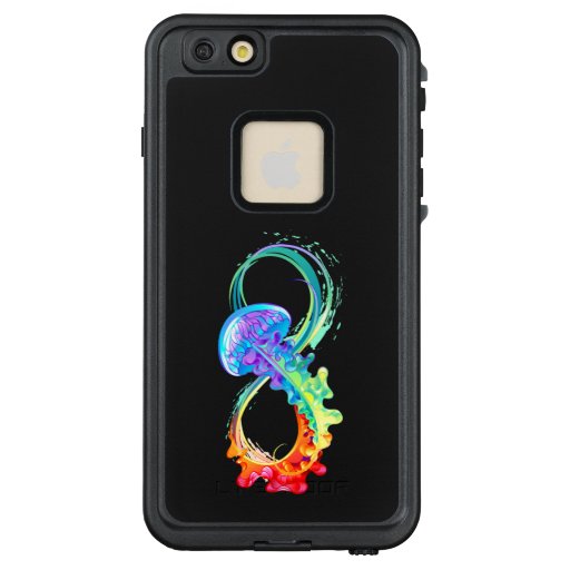 Infinity with Rainbow Jellyfish LifeProof FRĒ iPhone 6/6s Plus Case