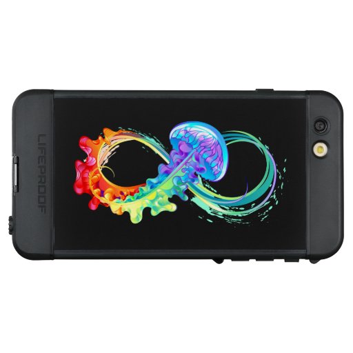 Infinity with Rainbow Jellyfish LifeProof NÜÜD iPhone 6s Plus Case