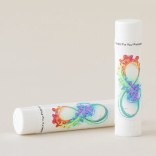 Infinity with Rainbow Jellyfish Lip Balm