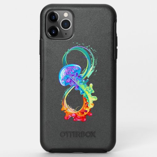 Infinity with Rainbow Jellyfish OtterBox Symmetry iPhone 11 Pro Max Case