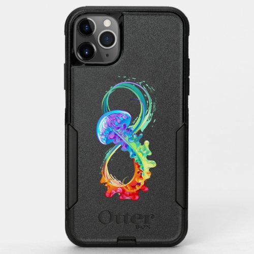 Infinity with Rainbow Jellyfish OtterBox Commuter iPhone 11 Pro Max Case