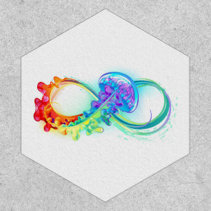Infinity with Rainbow Jellyfish Patch