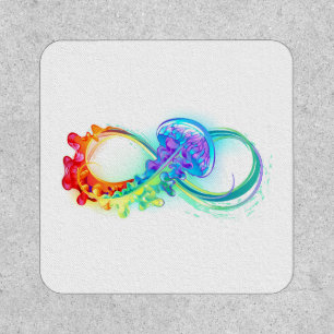 Infinity with Rainbow Jellyfish Patch