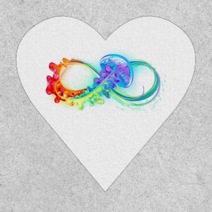 Infinity with Rainbow Jellyfish Patch