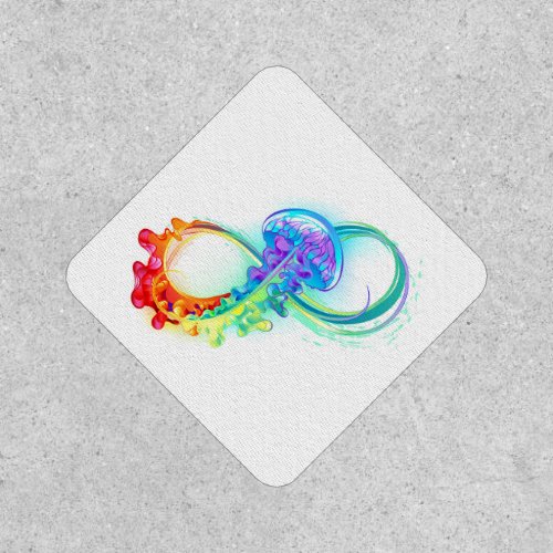 Infinity with Rainbow Jellyfish Patch