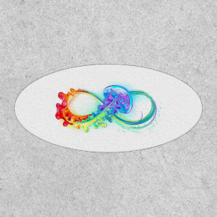 Infinity with Rainbow Jellyfish Patch