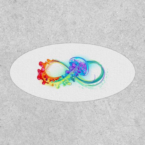 Infinity with Rainbow Jellyfish Patch