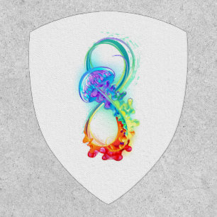 Infinity with Rainbow Jellyfish Patch