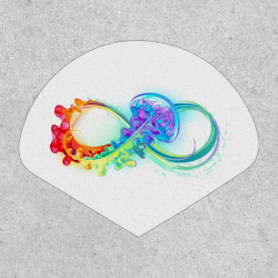 Infinity with Rainbow Jellyfish Patch