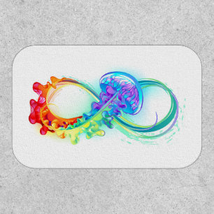 Infinity with Rainbow Jellyfish Patch